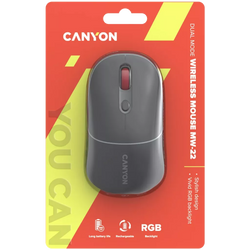 Canyon Dual mode wireless mouse MW-22 Dark Grey