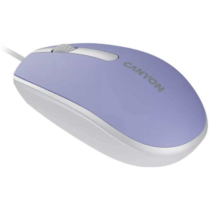 Canyon Wired Mouse With a Smooth Sliding Effect M-10 Lavender - Image 2