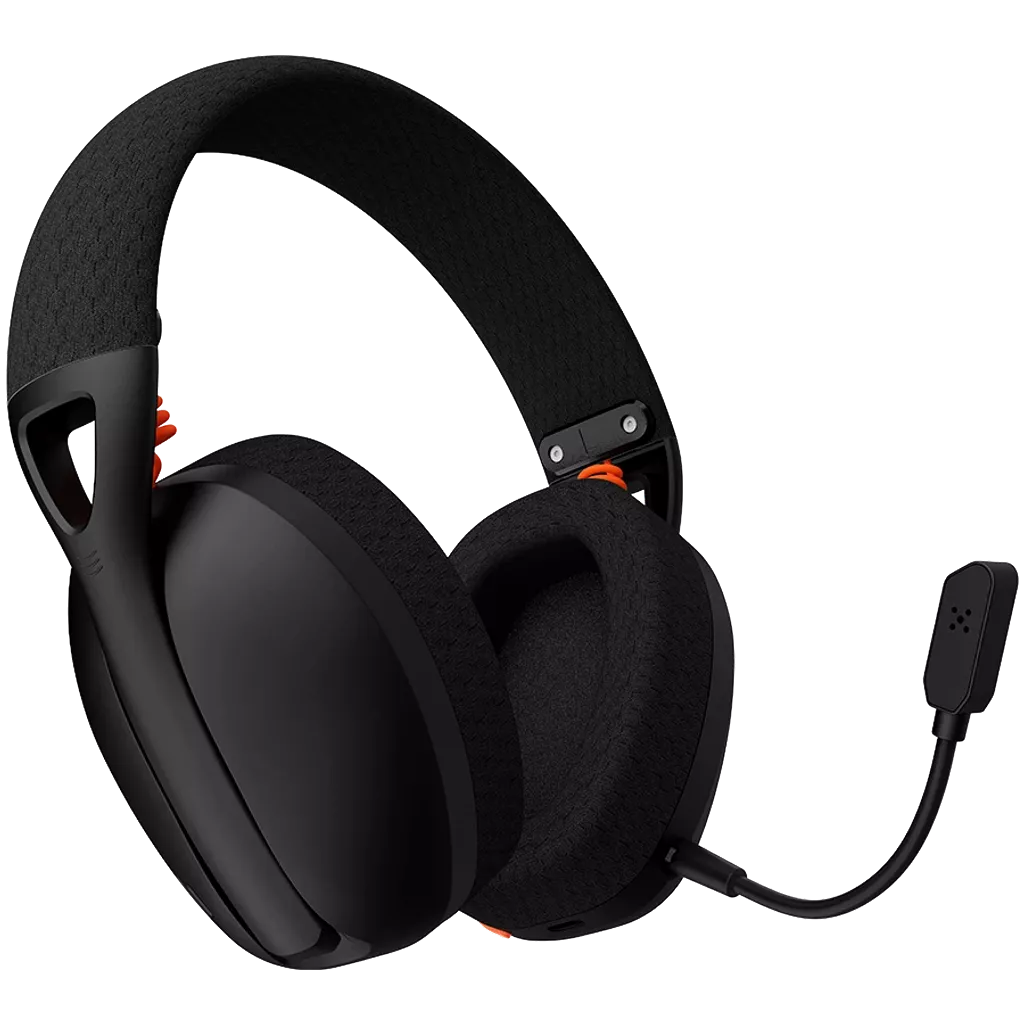 Canyon Gaming Headset Ego GH-13 Blk with padded ear cups and adjustable boom microphone in black.