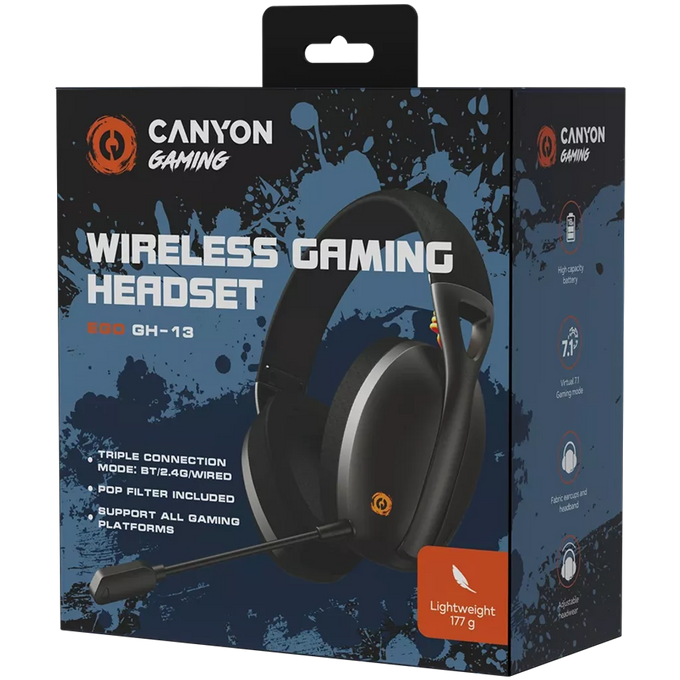 Canyon Gaming Headset Ego GH-13 Blk - Image 5