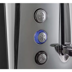 Russell Hobbs Luna Grey Toaster 2 Slice