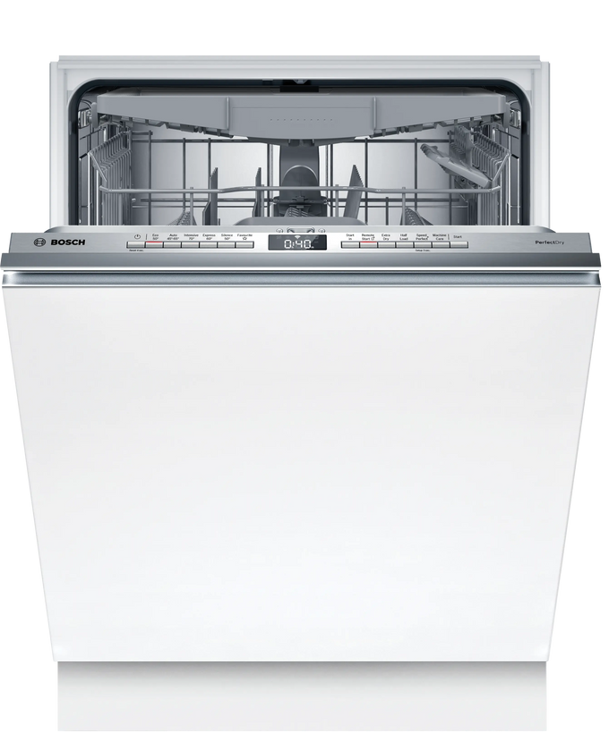 Bosch Series 6 SMV6ZCX10G integrated dishwasher, 14 place settings, PerfectDry, ultra-quiet 40 dB, Home Connect – Keans