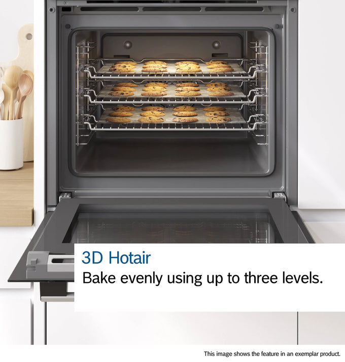 Bosch Series 6 Built-In Pyrolytic Double Oven MBA578BS7B - Image 3
