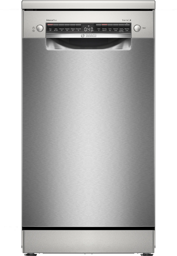 Bosch Series 4 Slimline Dishwasher 45cm – Silver| SPS4HMI49G Keans Claremorris