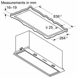 Bosch Series 6 Canopy Cooker Hood 86cm | Black