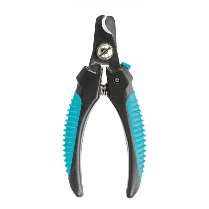 Claw Scissors 16cm for dogs, stainless steel blades, non-slip rubber grip, safety lock, limiter – Keans Claremorris