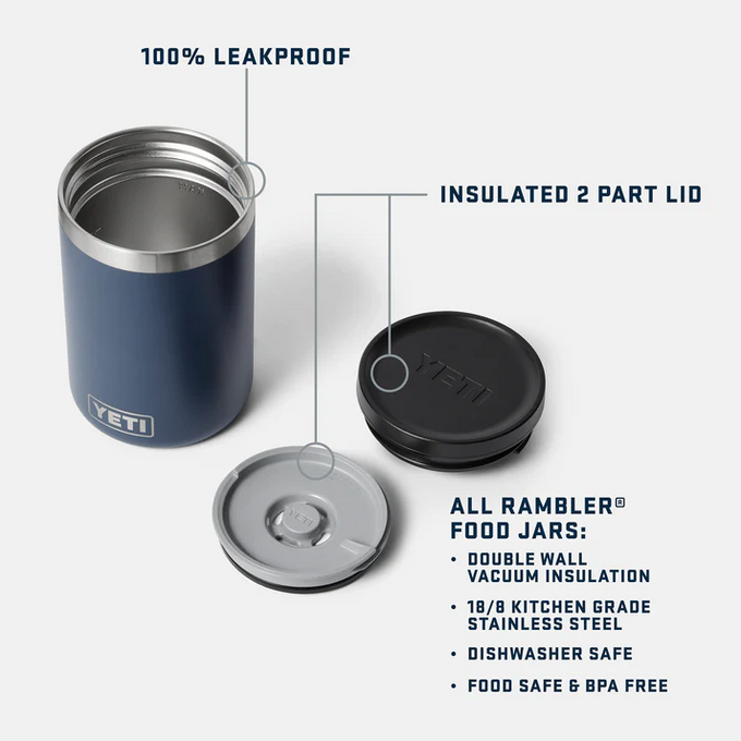 Yeti Rambler 16 Oz Food Jar Navy - Image 6