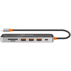 Canyon DS-13 7-in-1 USB-C Hub with 4K HDMI, 3 USB 3.0 ports, SD/microSD slots, 100W PD – available at Keans Claremorris