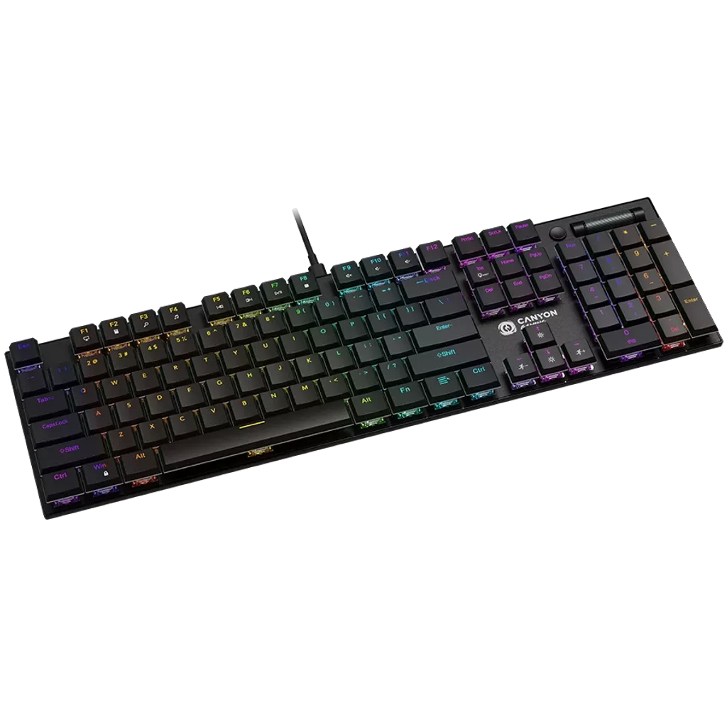 Canyon Gaming Keyboard Cometstrike GK-55 with RGB backlight, mechanical keys – available at Keans Claremorris store.