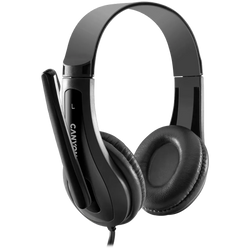 Canyon Simple PC Headset HSC-1 with microphone, comfortable design – available at Keans Claremorris store
