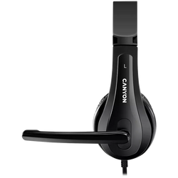 Canyon Simple PC headset HSC-1 with microphone, comfortable design – available at Keans Claremorris