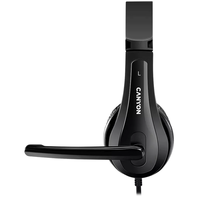 Canyon Simple PC headset HSC-1 with microphone, comfortable design – available at Keans Claremorris