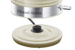 Russell Hobbs 1.7L Inspire Electric Kettle in Cream, model 24364, fast boil, sleek design – available at Keans Claremorris.