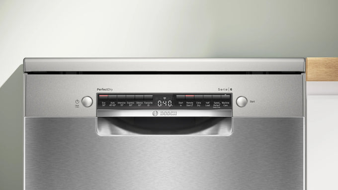 Bosch Series 6 Freestanding Dishwasher 60cm – Steel | SMS6ZCI10G - Image 3