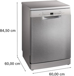Bosch Series 2 60CM Freestanding Dishwasher Silver Inox SMS2HVI67G - Efficient Cleaning | Keans Claremorris