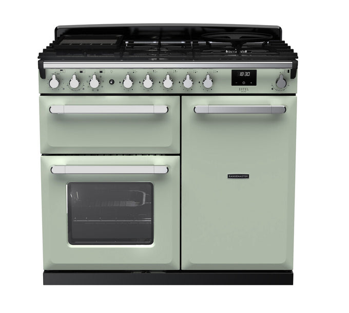 Rangemaster Dual Fuel Estel Deluxe 100cm Chrome Trim - Image 7