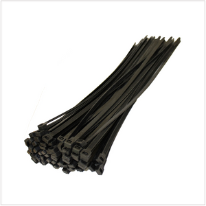 Cable Ties Black 2.5mm x 150mm (6")