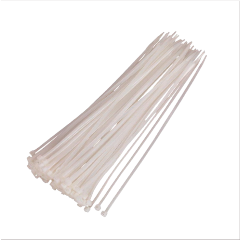 Natural 4.8mm x 300mm cable ties, durable, UV-resistant, secure fastening for cables and wires – Keans Claremorris.