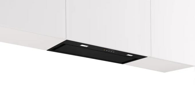 Bosch Series 6, Canopy cooker hood, 70cm, Black | DLN77AC60B - Image 1