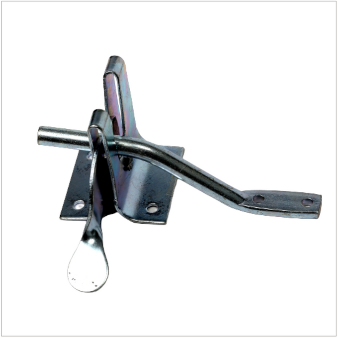 Phx Light Auto Gate Latch Galvanised, weatherproof self-latching gate latch, easy fit, indoor/outdoor use - Keans Claremorris