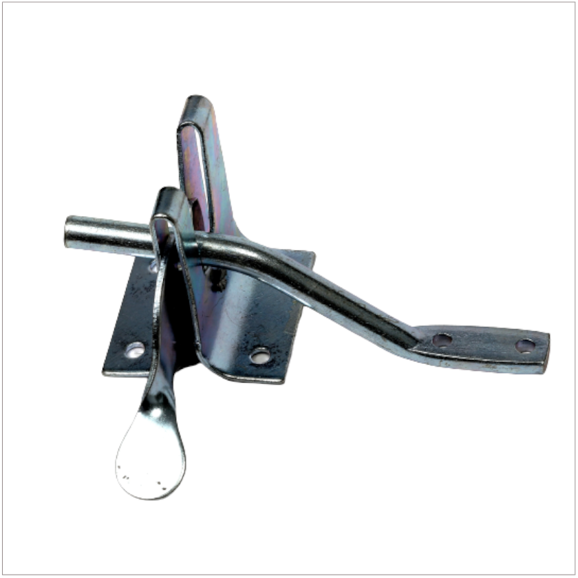 Phx Light Auto Gate Latch Galvanised, weatherproof self-latching gate latch, easy fit, indoor/outdoor use - Keans Claremorris