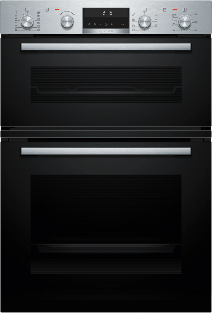 Bosch Series 6 Built-In Pyrolytic Double Oven MBA578BS7B - Image 1