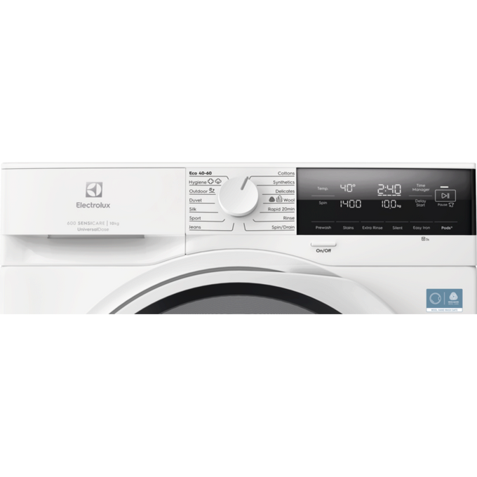 Electrolux 10kg Auto Dose 1400 Spin Washing Machine - Image 2