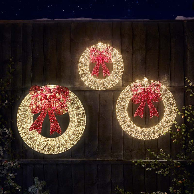2000 LED Galaxy Wreath - Warm White 60cm  LV - Image 1