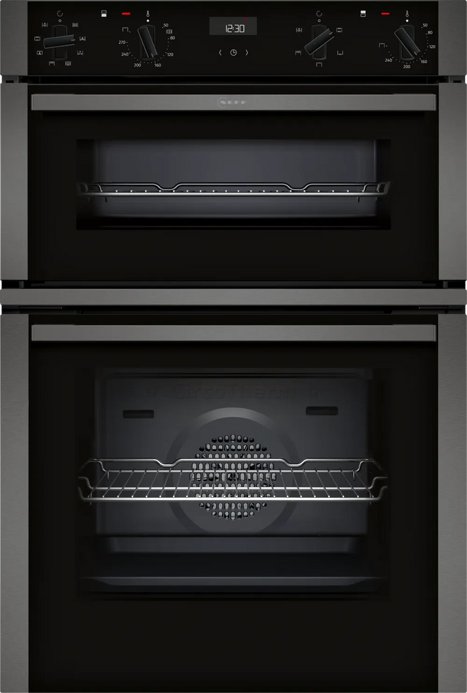 Neff N50 CircoTherm Double Oven Graphite U1ACE2AG3B - Image 1