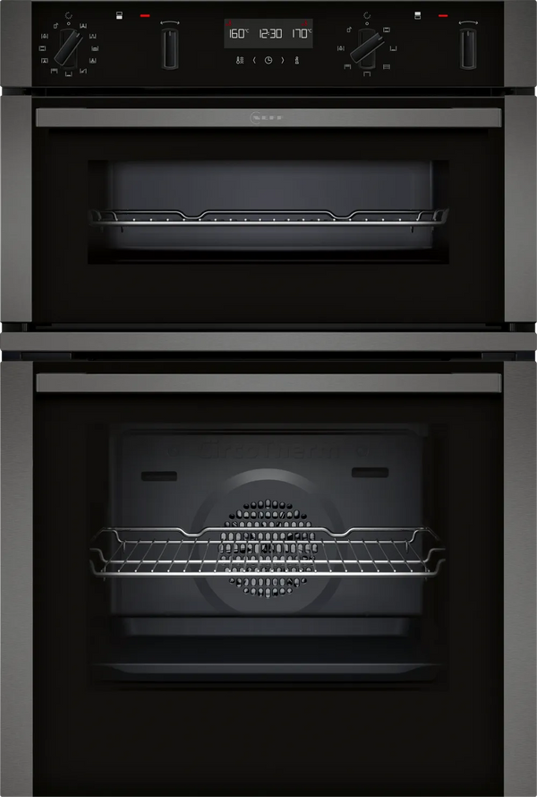 Neff 50, Built-in double oven Pyrolytic | U2ACH7AG7B