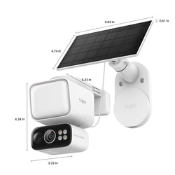 TP-Link Tapo Solar Floodlight Pan/Tilt Cam Kit IP65| TPL-TAPO-C615F-KIT