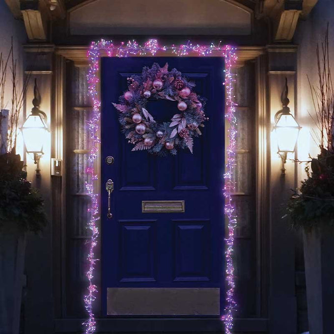 880 LED Door ClusterLights - Multi Coloured - Image 1