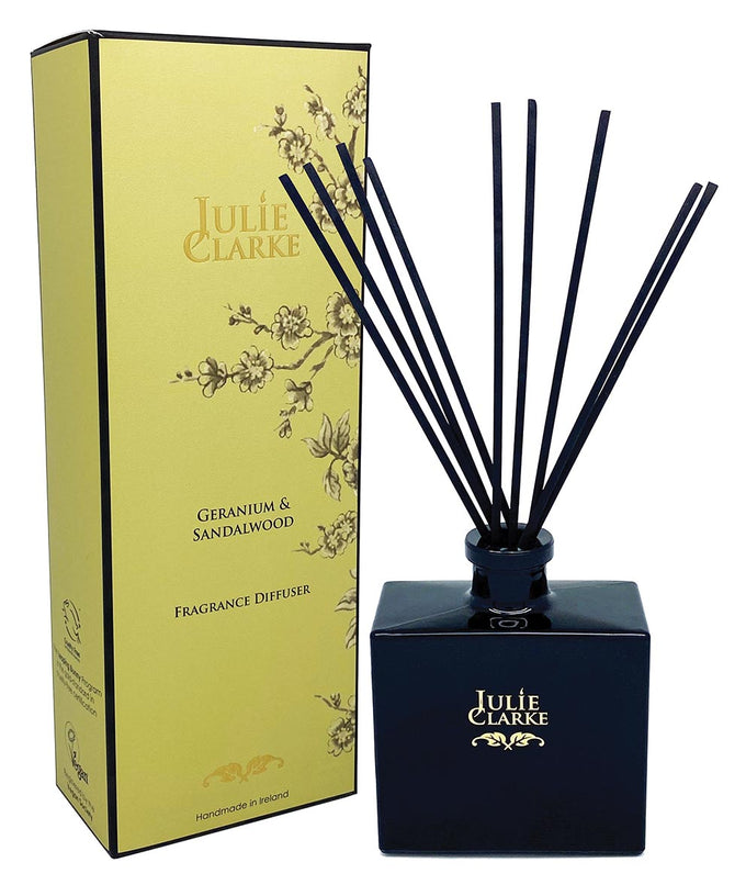 Julie Clarke Nocturne 150ml Diffuser - Geranium & Sandalwood - Image 1