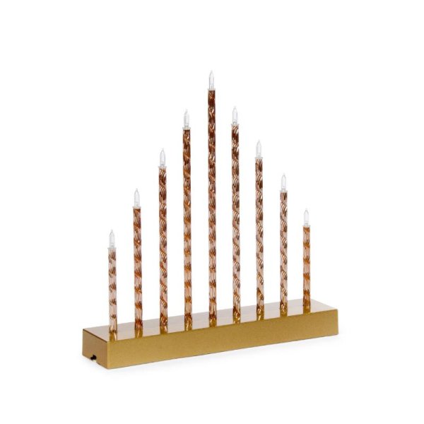 9 LED CandleBridge - Gold