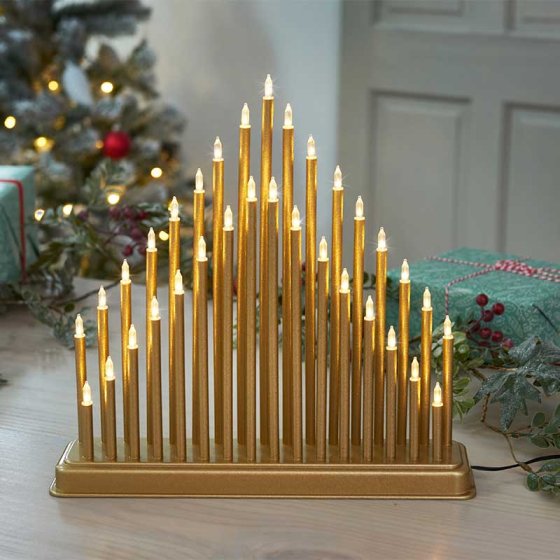 33 LED CandleBridge - Gold - Image 1