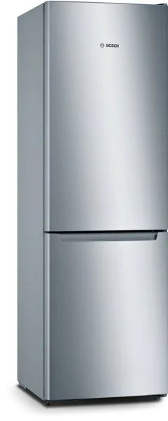 Bosch KGN33NLEBG Series 2 fridge freezer, 282L NoFrost, stainless steel look, superfreezing, at Keans Claremorris