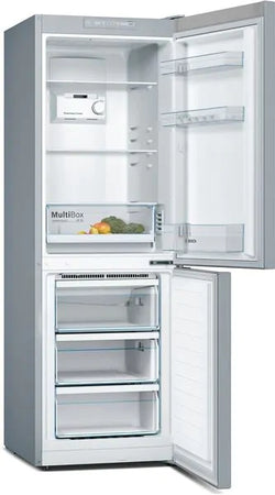 Bosch KGN33NLEBG Series 2 freestanding fridge-freezer, energy-efficient, spacious, available at Keans Claremorris