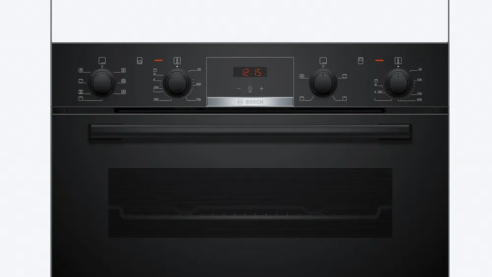 Bosch Built in Multifunction Double Oven Black | Series 4 - Image 2