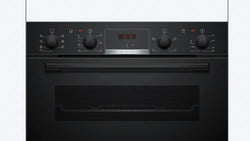 Bosch Built in Multifunction Double Oven Black | Series 4