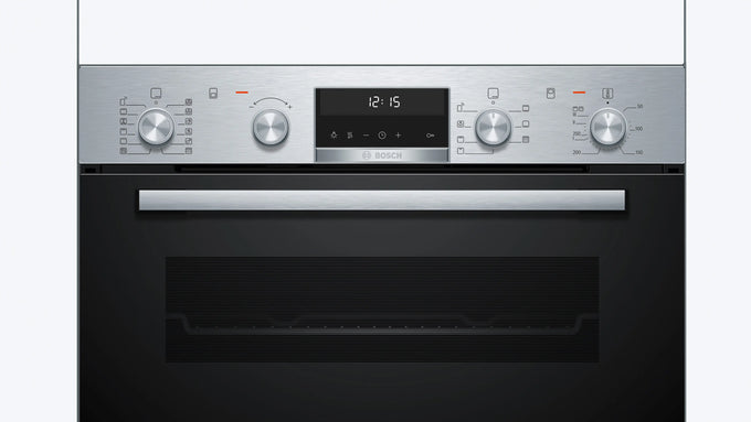 Bosch Series 6 Built-In Pyrolytic Double Oven MBA578BS7B - Image 2