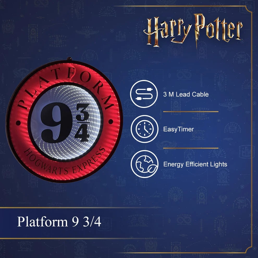 45cm Platform 9 3/4 Sign Infinity Light - Image 4
