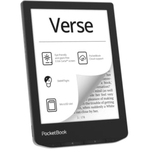 PocketBook Verse Mist Grey 6" E-Ink touchscreen eReader with smart light, dual-core processor, expandable memory – Keans
