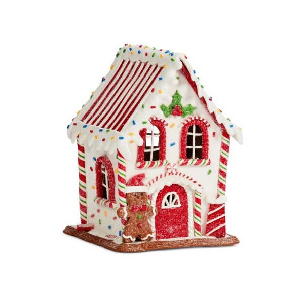 Gingerbread CandyCabin – Lighted - Image 1