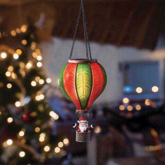 Santa Flaming Balloon - Image 1