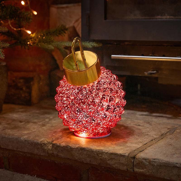 InLit Spinning DecoBauble - Ruby