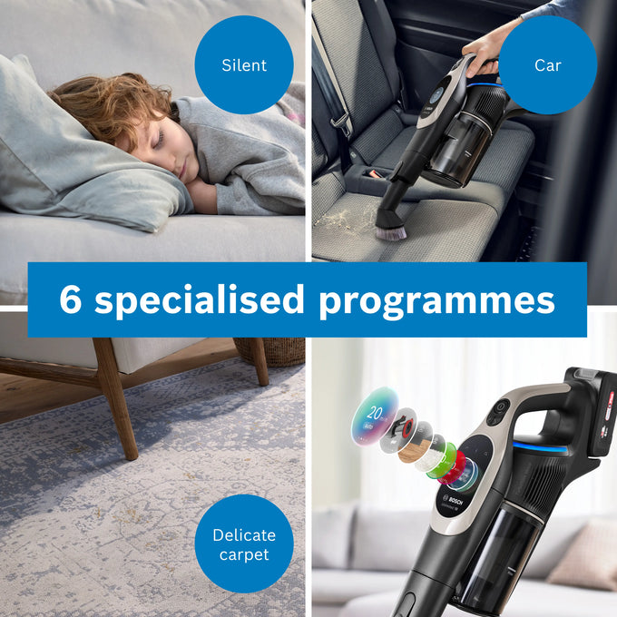 Bosch Unlimited 10 Cordless Vacuum 80 Min Runtime | BBS1041GGB - Image 4