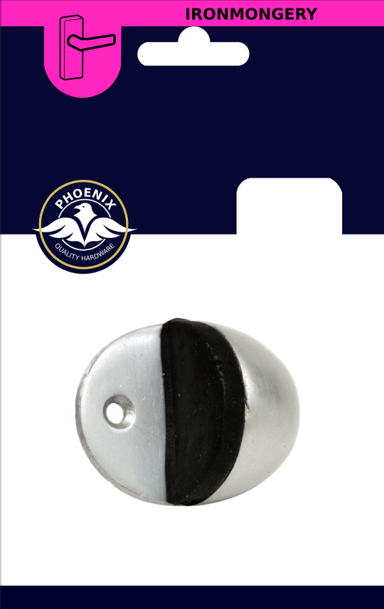 Phoenix Aluminium Doorstop Oval Shielded (1) Keans Claremorris