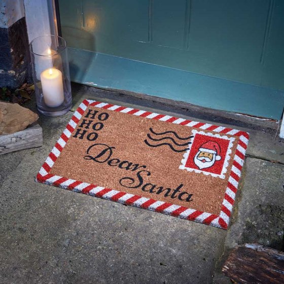 Dear Santa Doormat Decoir Mat 40x60cm - Image 1