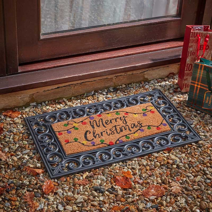 Merry Christmas Insert Decoir Mat 23x53cm - Image 1
