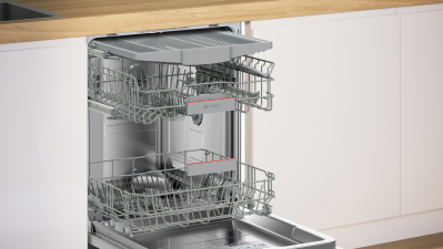 Bosch Series 6 Integrated Dishwasher SMV6ZCX10G with quiet operation, energy efficient - available at Keans Claremorris